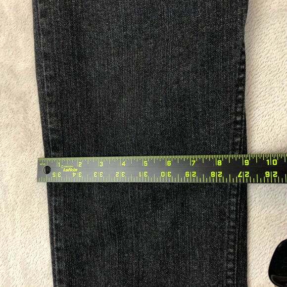 Riders By Lee Women's Jeans 22W Black Denim Mid Rise Skinny Classic Casual Y2K - Picture 7 of 16